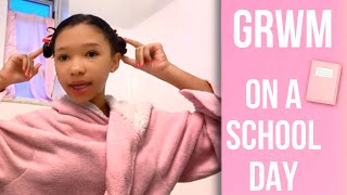 Grwm on a school day! 🏫💕✏️ #schoolday #grwm #morningvlog #vlog #shortvlog #kidyoutuber