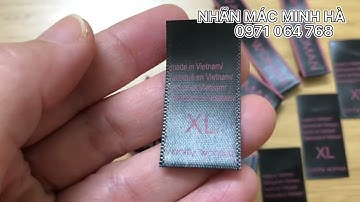 MÁC VẢI GẮN QUẦN ÁO, MÁC DỆT, MÁC IN, LÀM TEM MÁC TẠI HÀ NỘI