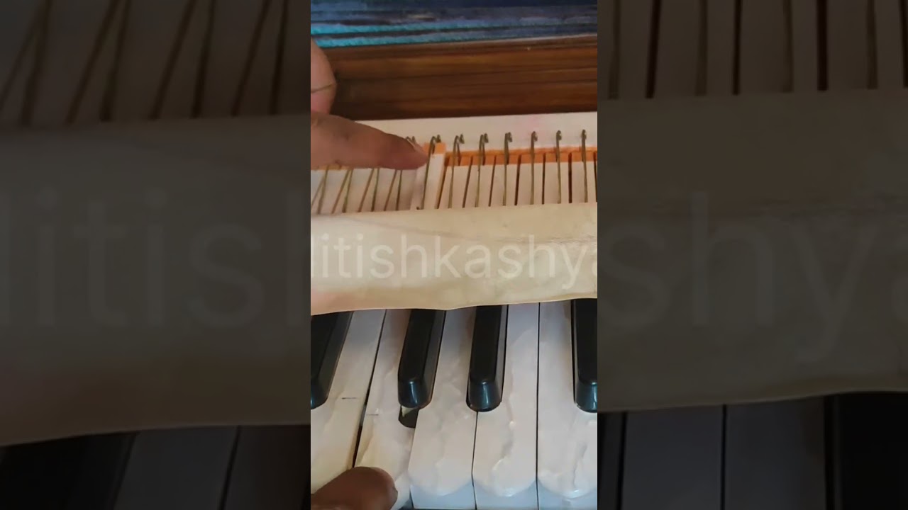 हारमोनियम की हमिंग ठीक करें। remove humming sound।