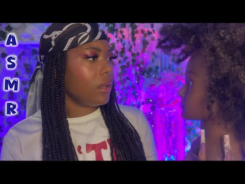 ASMR DEEP SCALP SCRATCHING & MOUTHSOUNDS ON THE SIDE 🥰✨