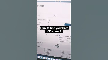 How to find your part of fortune in your natal chart?