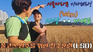 [서울마라톤] 풀코스 완주를 위한 필수훈련 30km LSD!!