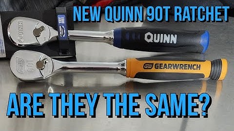 New Harbor Freight Quinn 90T Ratchet Vs Gearwrench 90T Ratchet are they the same