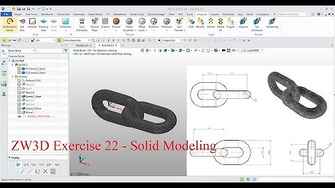 ZW3D Exercise 22 - Solid Modeling