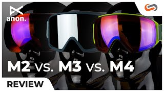 EVERYTHING you should KNOW! Anon M2 vs. M3 vs. M4 Snow Goggles! | SportRx