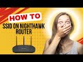 How to hide ssid on nighthawk router?