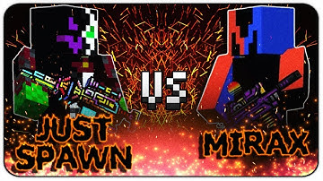 JustSpawn VS MIRAX (Anti-Champion Rifle VS Digital Sunrise) Pixel Gun 3D duel