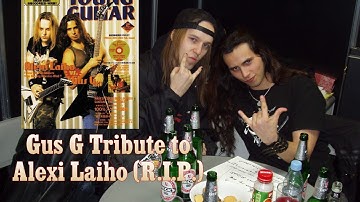 Gus G Tribute to Alexi Laiho (ex- Children of Bodom) R.I.P.