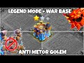 TOP 10 TH18 RANK MODE &amp; WAR BASES 2025 🔥 ANTI METEOR GOLEM | Clash of Clans