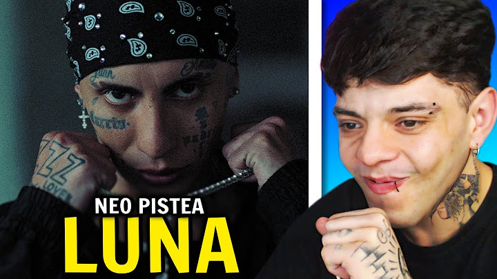 (REACCIÓN) Neo Pistea - LUNA (Video Oficial)
