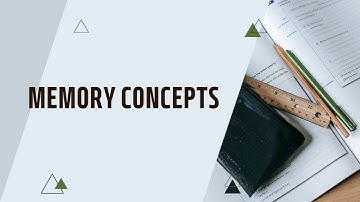 MEMORY CONCEPTS & LEVELS I COMPUTER ORGANIZATION AND ARCHITECTURE I SNS INSTITUTIONS