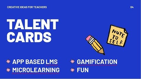 TalentCards Review:  Overview of TalentCards App for Teachers, Trainers and Microlearning Modules