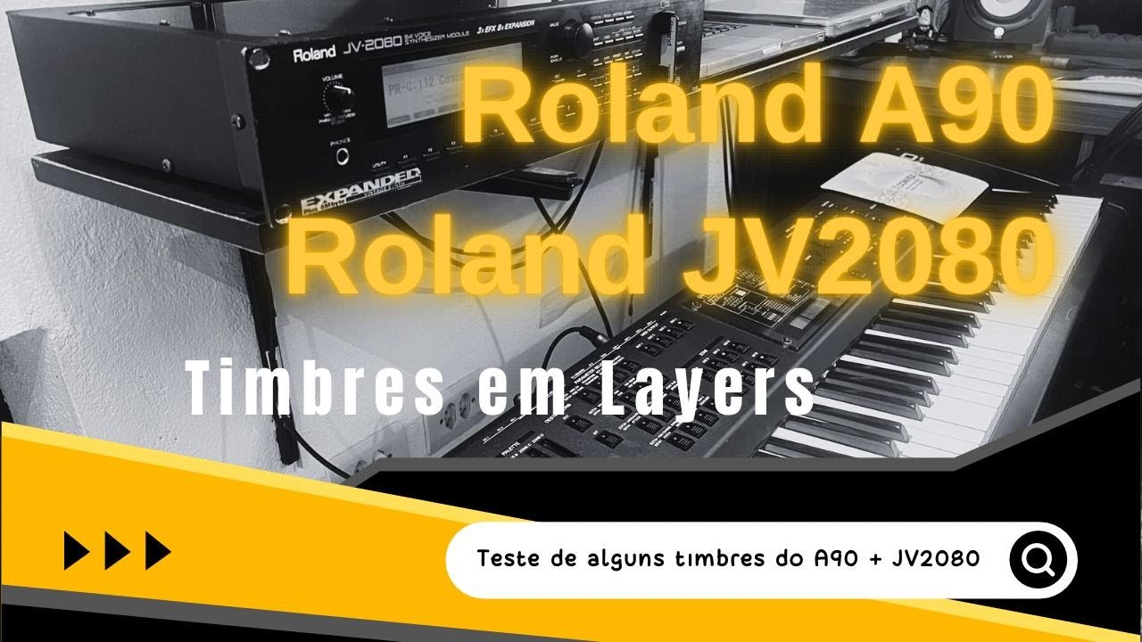 timbres Roland A90 e JV2080   - GrooveCast
