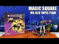 Third party transformers magic square msb28 tapes team legends tapes unboxing and review