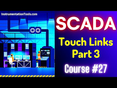 SCADA Tutorial 27 - Touch Pushbuttons -  Discrete values, Action, Show window, and Hide window