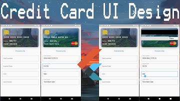 Flutter Payments  : Card Details Fill UI Design
