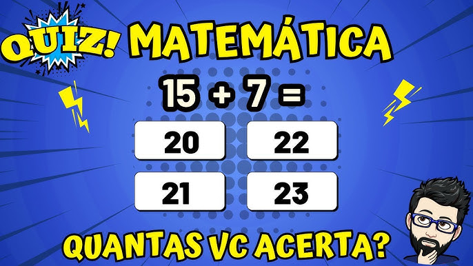 ➥ Quiz da Tabuada de Multiplicação Aleatória - Quiz de Matemática