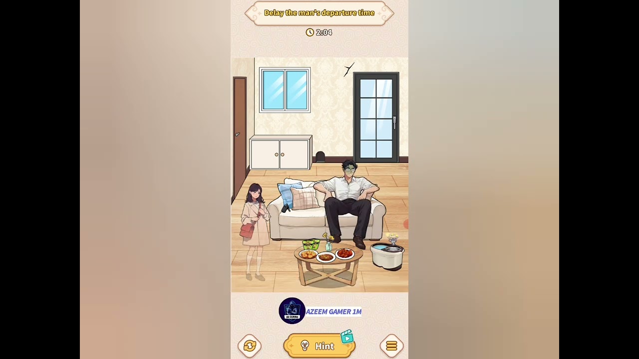 Brain Puzzle Tricky Quest Level 62 |Deley The Man's Departure Time| Walkthrough Solution