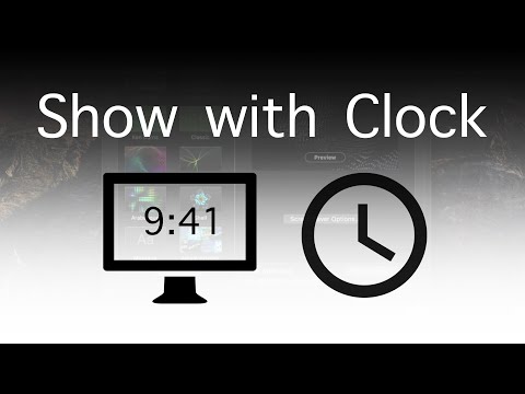 How To Show Clock on Screensaver Mac