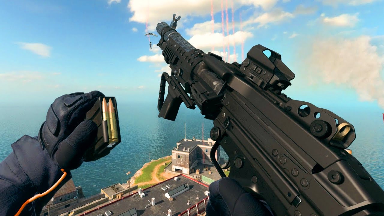Covert Ops Loadout - .300 Blackout M249 SAW Para and SL8 DMR in Warzone Battle Royale Solos Gameplay