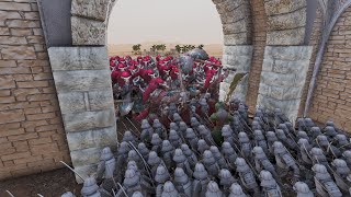 Can Blind Master Yu His Pupil Protect The Temple From Wolf Men? Ultimate Epic Battle Simulator 2