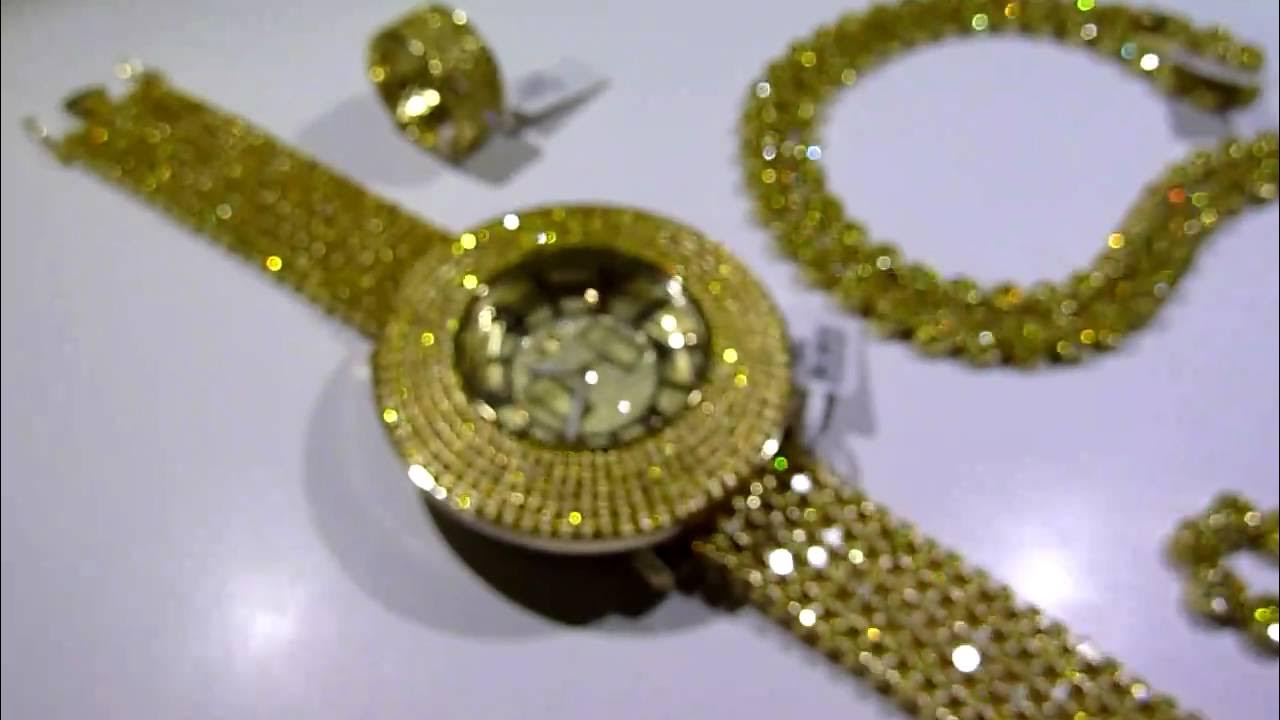 LEMONADE COMBO 2! Lab Made YELLOW Diamond "Watch+Chain+360 Ring" video