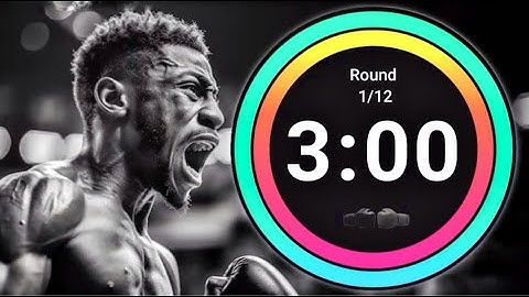 Music Background for Boxing Sparring 🥊12 Rounds Boxing Match Timer 🥊 12x3  Rap for Shadow Boxing 🥊