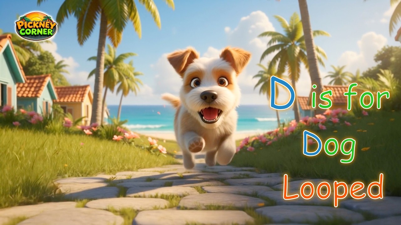 D is for Dog | The Letter D Song for Kids - Looped