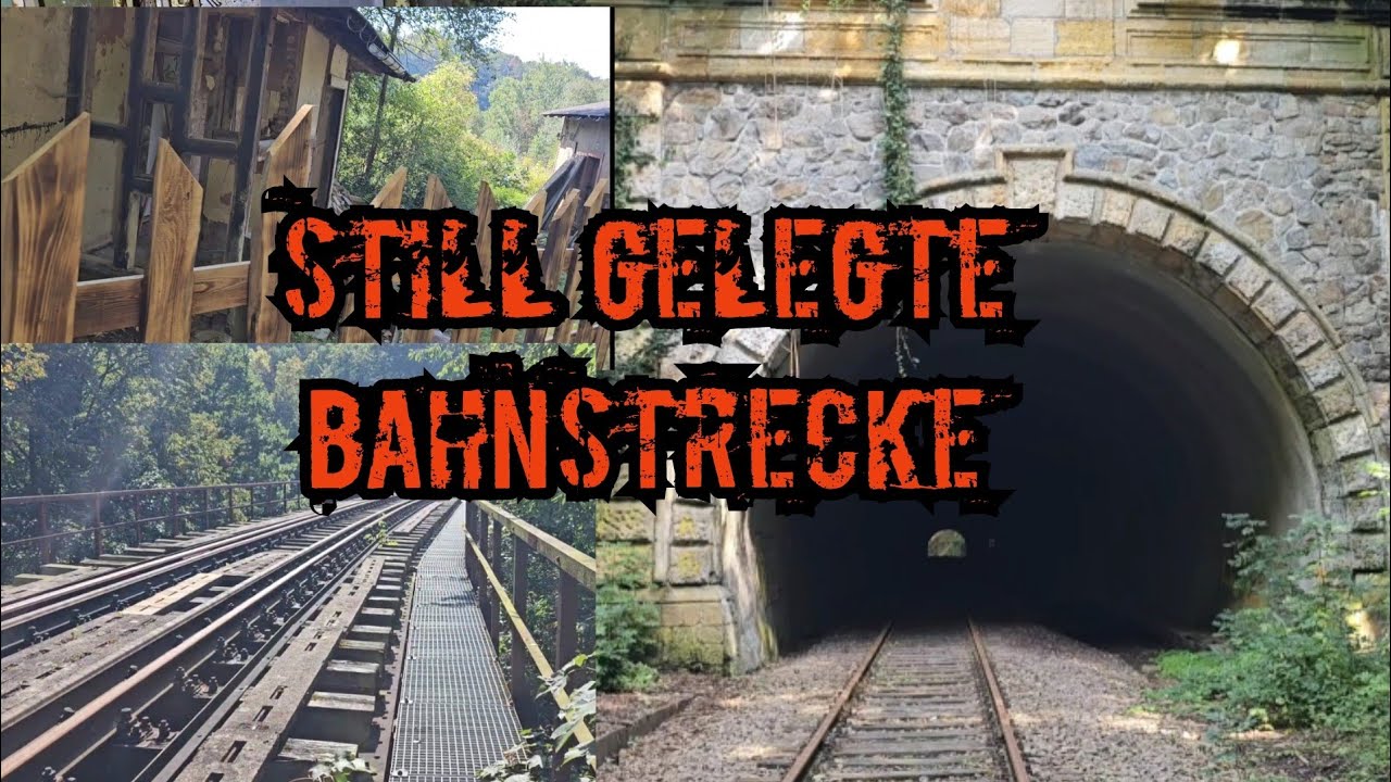 Stillgelegte Bahnstrecke mit großem Tunnel - Lost Places