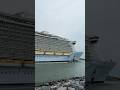 Oasis of the Seas sailing away! #shorts #oasisoftheseas #royalcaribbean #cruiseship #portcanaveral