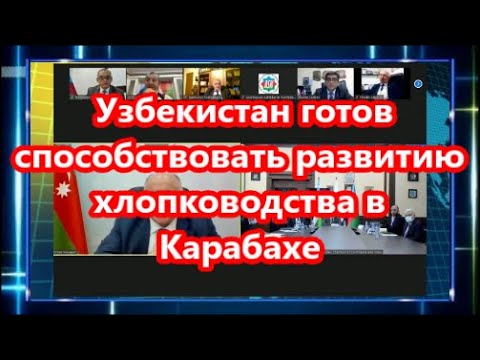 Узбекистан готов способствовать развитию хлопководства в Карабахе