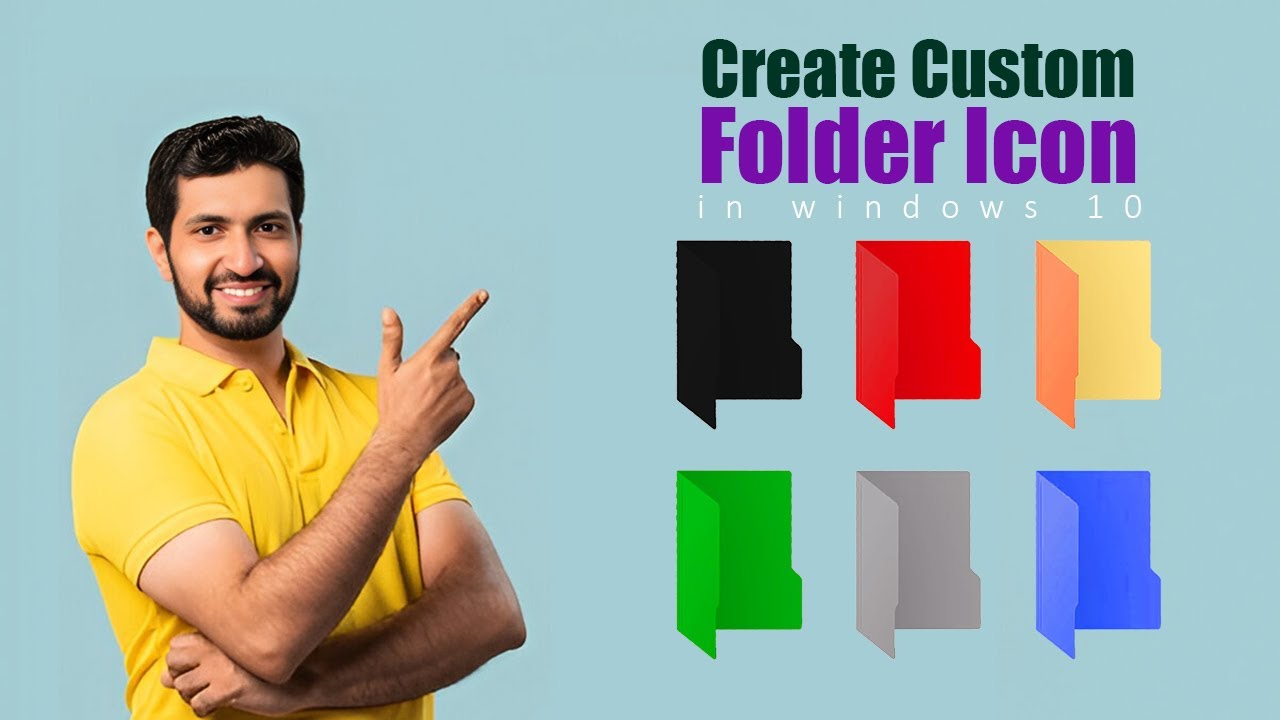 How to Create a Custom Folder Icon in Windows 10 | Start With Shariful