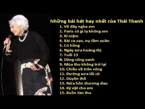 Video Những bài hát hay nhất của Thái Thanh - youtube