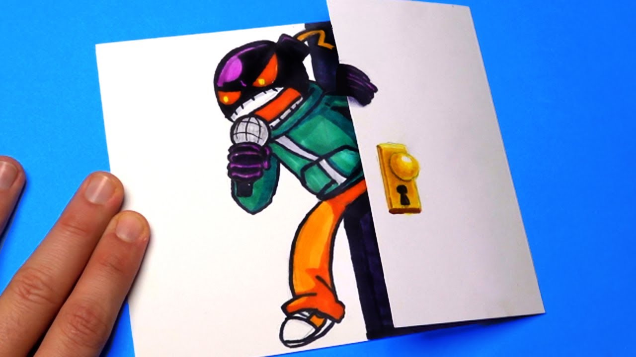 WHITTY vs the door - FRIDAY NIGHT FUNKIN' FNF Creation  Paper Craft for FANS 