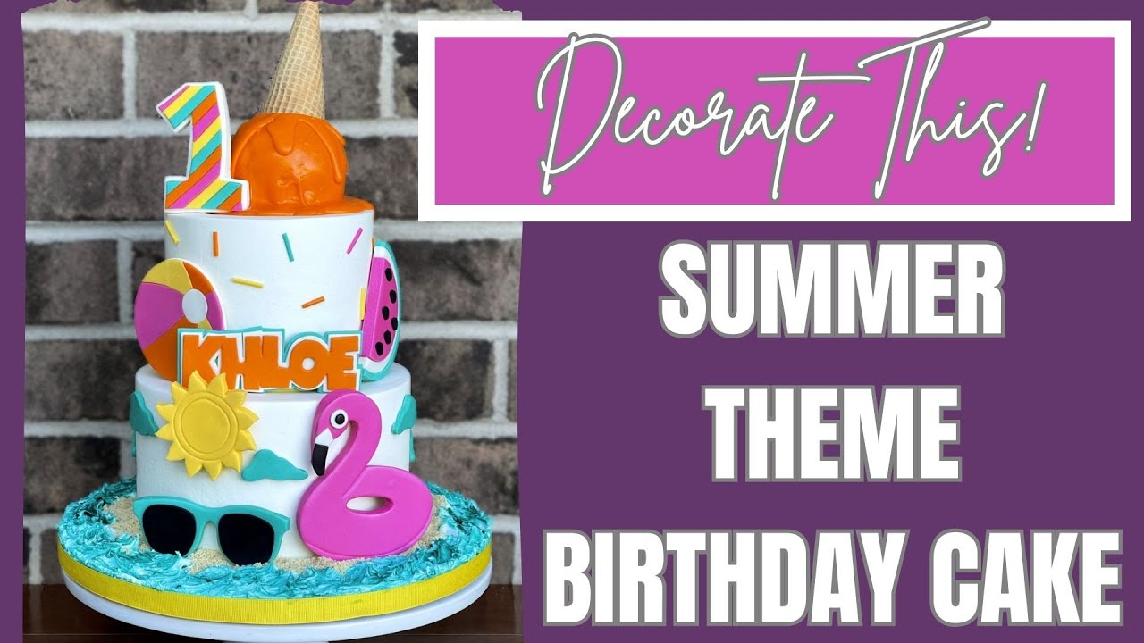 The PERFECT Cake For A Summer Party (And See How I Fixed My Mistakes!)