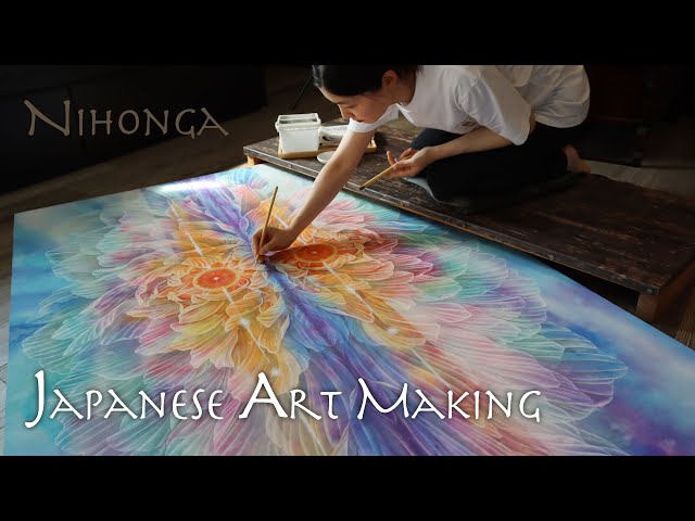 【真作】絵画　日本画（色紙）　舞う能楽の美　優雅な装束と所作　U182 Amazon.co.jp: 押絵 日本絵画 和服 和紙 舞妓 日本 額縁