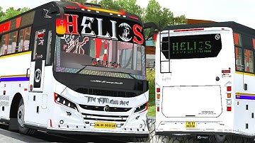 🛑HELIOS [ GARROSH ] NEW ZEDASTRA BS6 BUS MOD For BUSSID