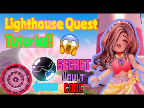 LIGHTHOUSE QUEST TUTORIAL /ROYALE HIGH SECRET CAVE CODES DIARY