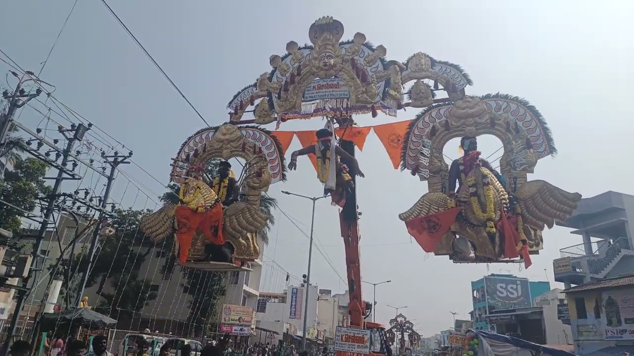 ஈரோடு வீரப்பன் சத்திரம் மாரியம்மன் கோயில் திருவிழா 🐦 பறவை காவடி