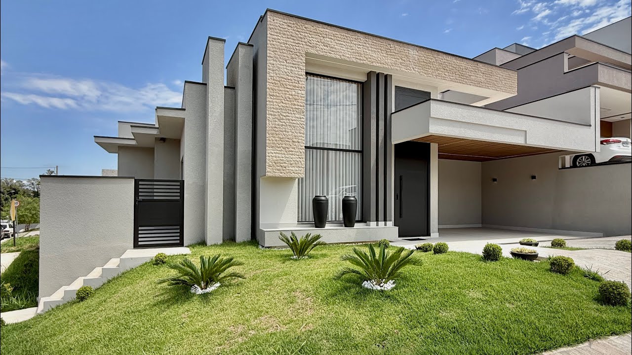 Casa Térrea de Alto Padrão com Piscina no Park Gran Reserve | Indaiatuba-SP