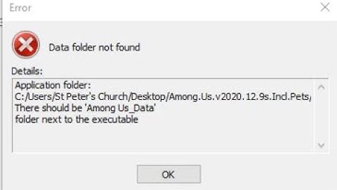 how to fix among us error called data error not found fix easy must watch!