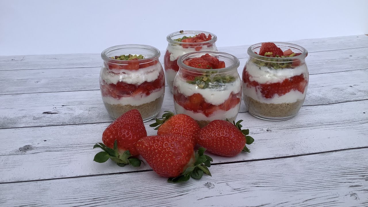 mini cheesecake alle fragole