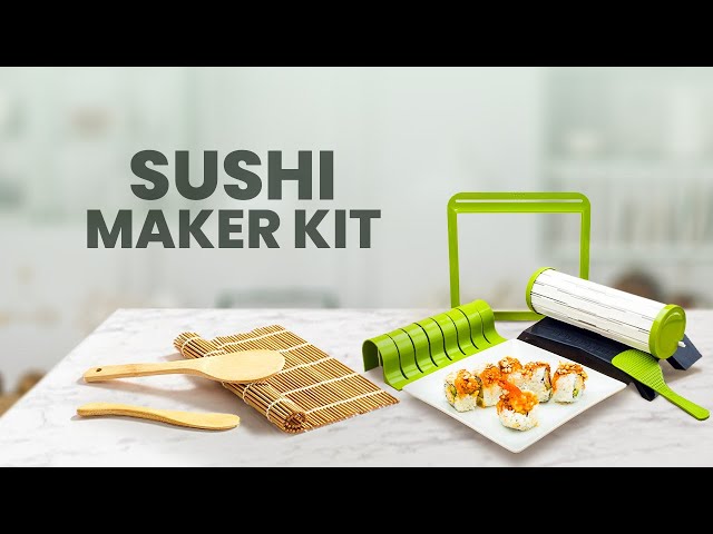 FUNGYAND 22 in 1 Sushi Making Kit, All in One Sushi Bazooka Maker with