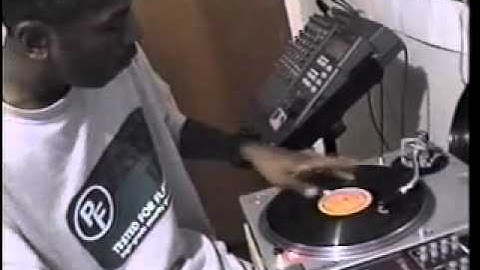 Rob Swift horsing around