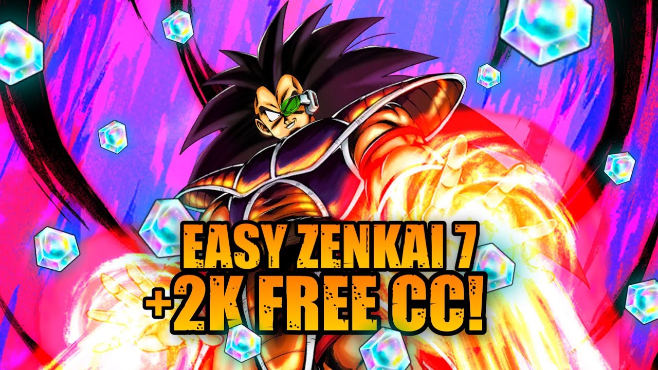 EASY ZENKAI 7 RADITZ + *FREE* 2K CHRONO CRYSTALS!! || Dragon Ball Legends