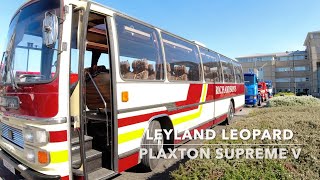 Leyland Leopard Plaxton Supreme V SCD693X Richardsons Consett Tyne Tees Run 2024 Stockton park up