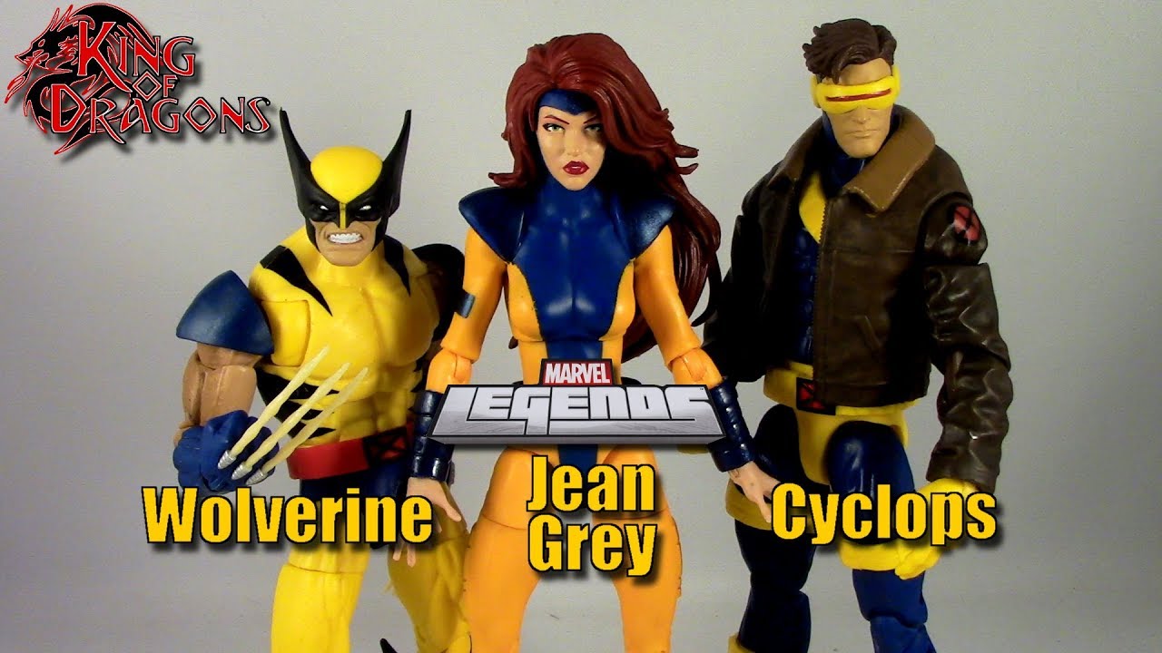 Marvel Legends: X-Men - Love Triangle 3 Pack: Wolverine, Jean Grey ...