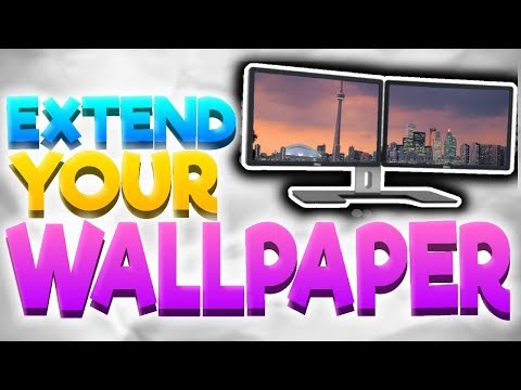 How To Extend/Span Your Wallpaper Across Dual Monitors