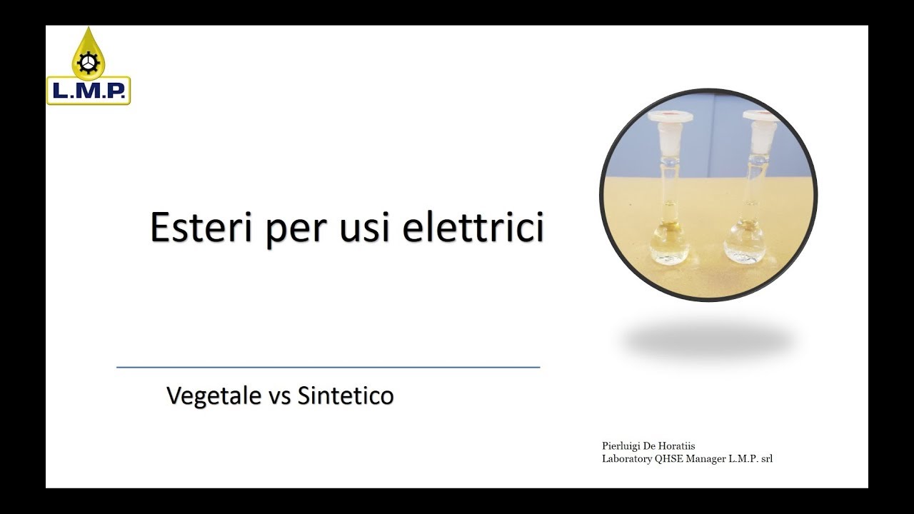 Insulating oils vegetable ester Vs. synthetic ester YouTube
