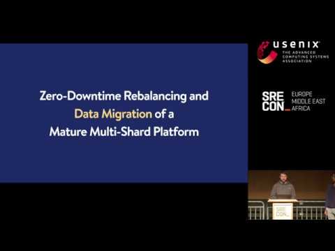 SREcon19 Europe/Middle East/Africa - Zero-Downtime Rebalancing and Data Migration of a Mature...